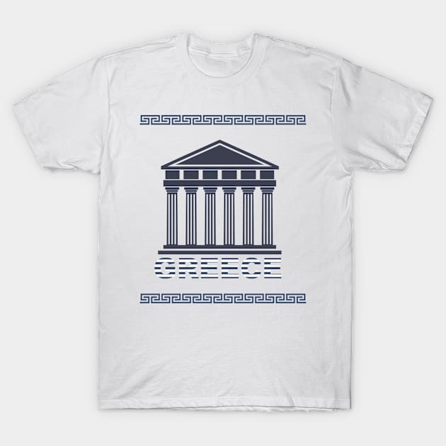 In this work we see the legendary Greek Acropolis. Ancient Greece is the cradle of the modern world. T-Shirt by Atom139